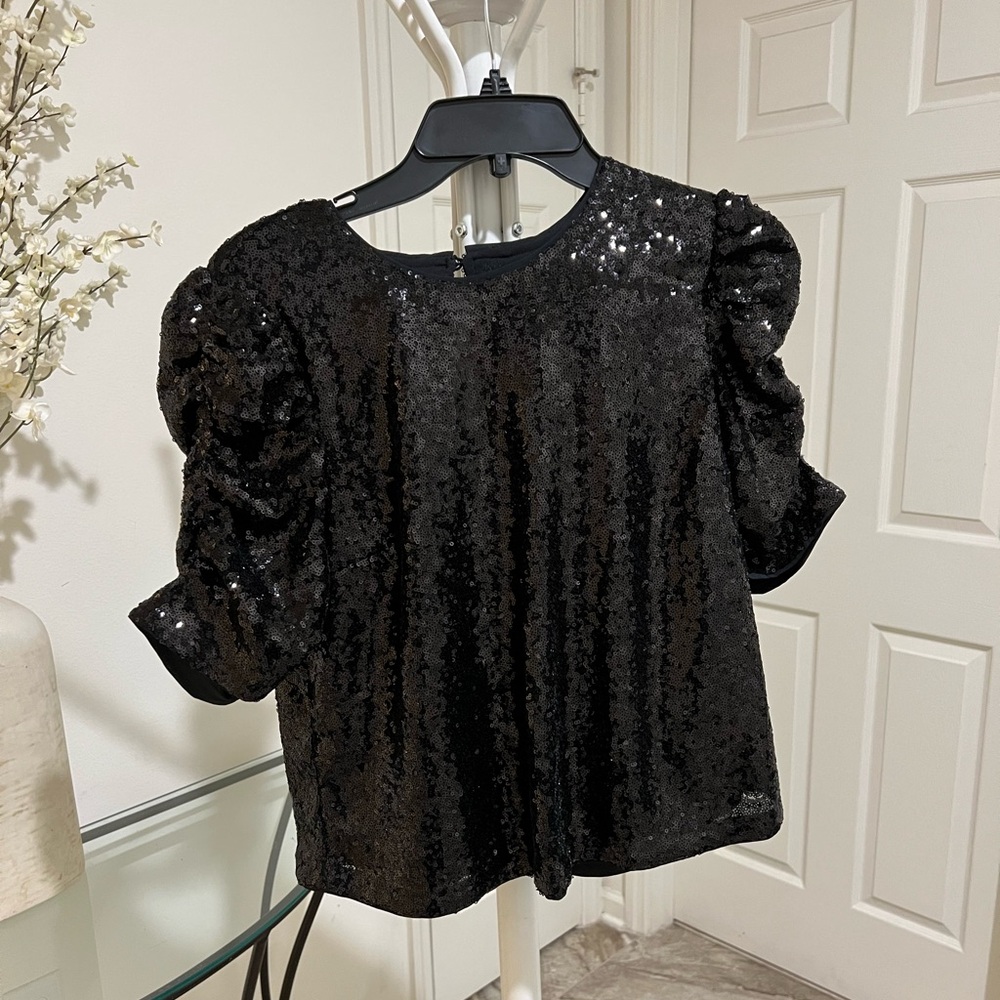 NWT, Abercrombie and Fitch sequined blouse